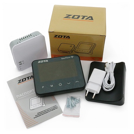 Термостат комнатный беспроводной ZOTA ZT-20W Wi-Fi OT+