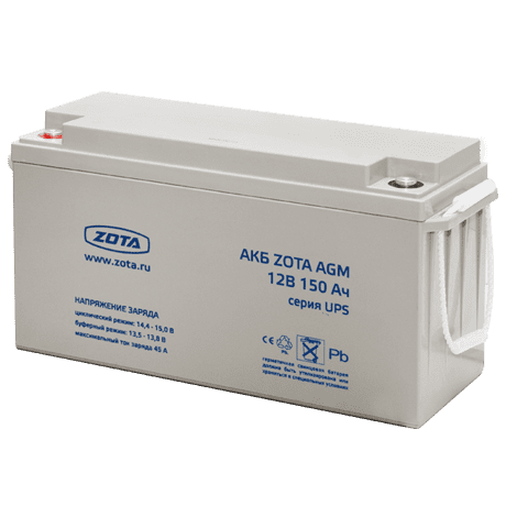 Аккумулятор ZOTA AGM 150-12