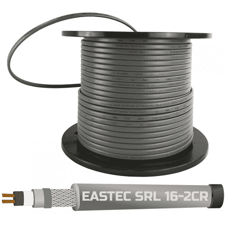 Греющий кабель EASTEC SRL 16-20 CR саморегулирующий с оплеткой 