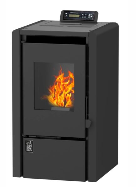 Пеллетный камин A6H13 black 6кВт WIFI Пеллетный камин A6H13 black 6кВт WIFI