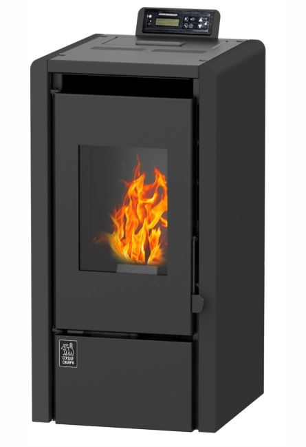 Пеллетный камин A9H20 black 9кВт WIFI Пеллетный камин A9H20 black 9кВт WIFI