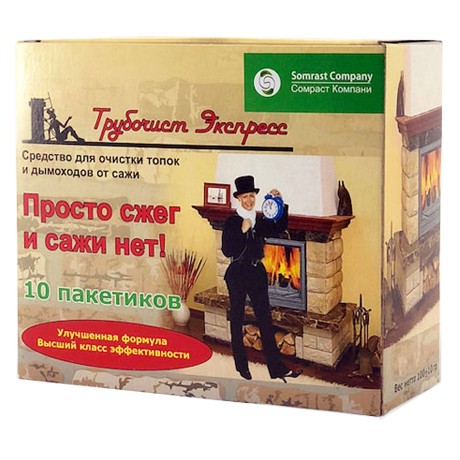 Очиститель дымоходов Трубочист №10 100г