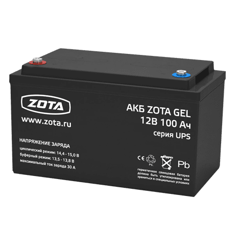 Аккумулятор ZOTA GEL 100-12