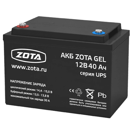 Аккумулятор ZOTA GEL 40-12