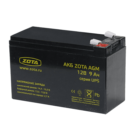 Аккумулятор ZOTA AGM 9-12 
