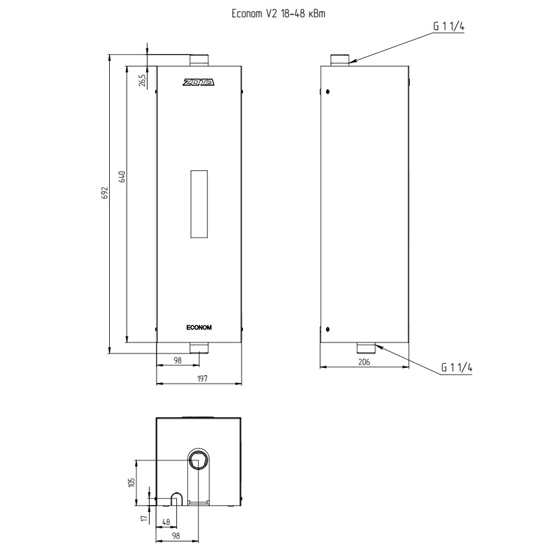 Электрокотел ZOTA Econom V2 (комплект) - 18