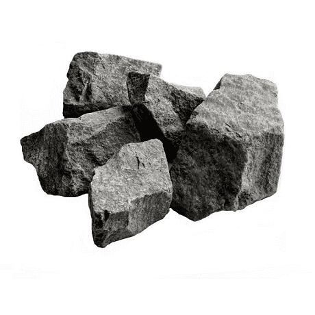Камни для бани Габбро - диабаз колотый, 20кг