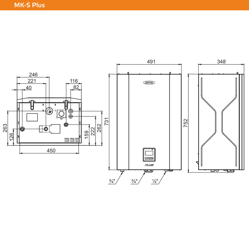 Электрокотел ZOTA MK-S Plus 15